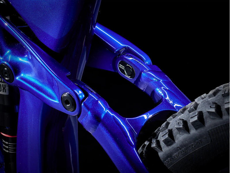 Trek Rail 9.5 Gen 4 Full Suspension Electric Mountain Bike 2024 in Hex Blue-5